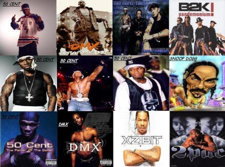 50 cent , snoop-dog , xzibit , 2pac,b2k,dmx
